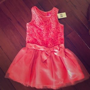 Pink sequence dress